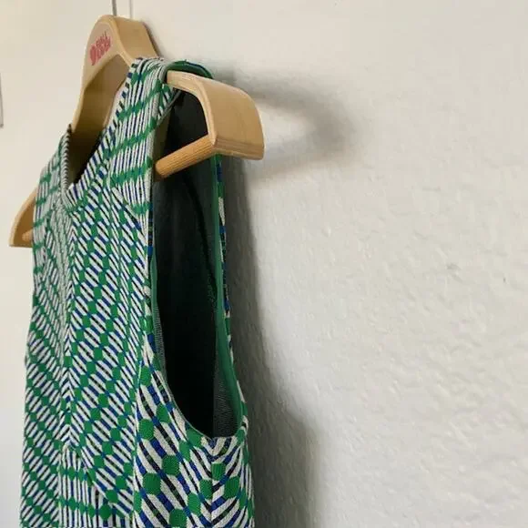 Anthropologie Maeve Dress A-Line Back Zip Sleeveless Jacquard Knit Women Medium - Picture 8 of 16